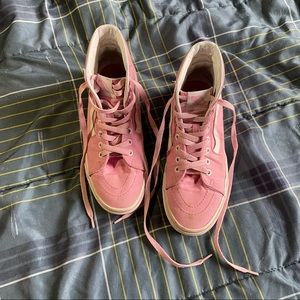 VANS Sk8-Hi (Canvas) Prism Pink / True White High-Top